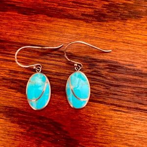 Sterling Silver Turquoise Earrings